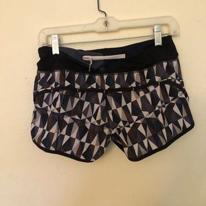 Lululemon speed shorts
